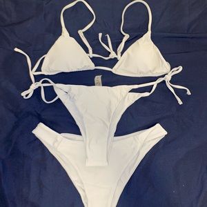 Blue bathing suit set